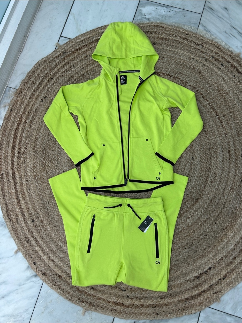 NWT Kids GapFit Tech Hoodie Jacket Sweatshirt Joggers Pants Set 8 Kids Boys
